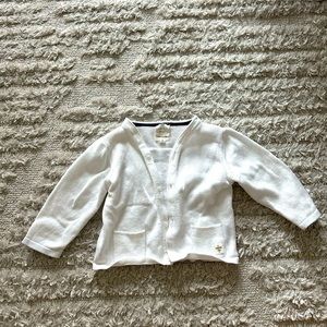 French Carrement Beau cotton knitted cardigan, 9M